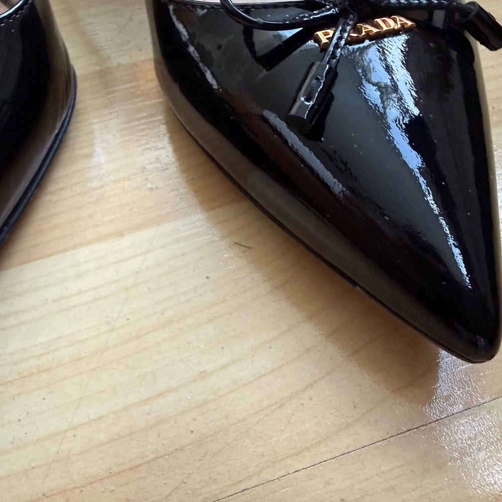 Prada Black Patent Leather Heels - Picture 8 of 12